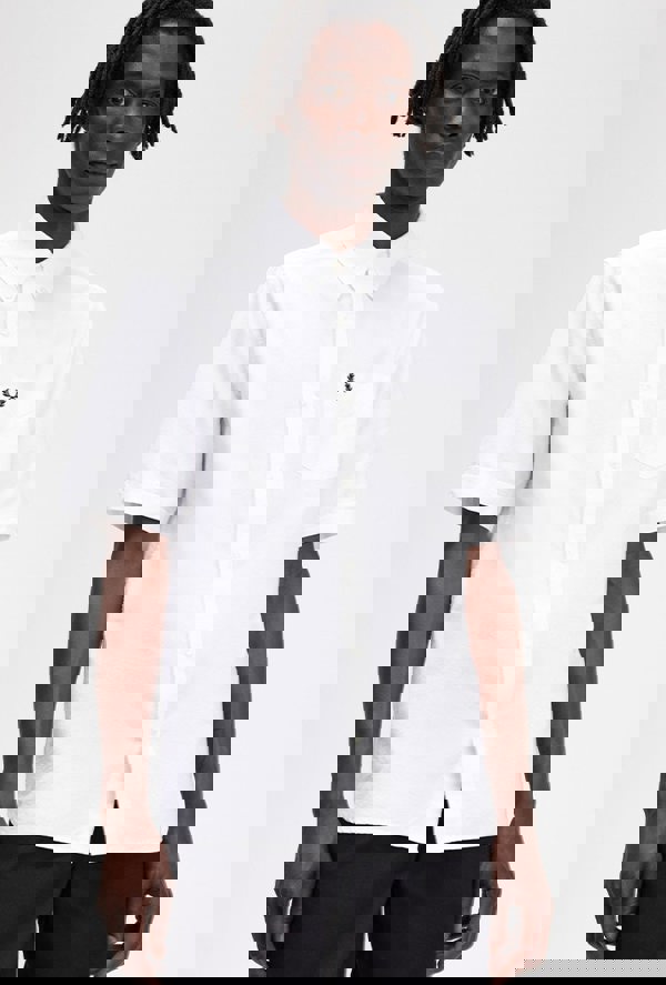 Fred Perry Men's Short Sleeve Oxford Shirt