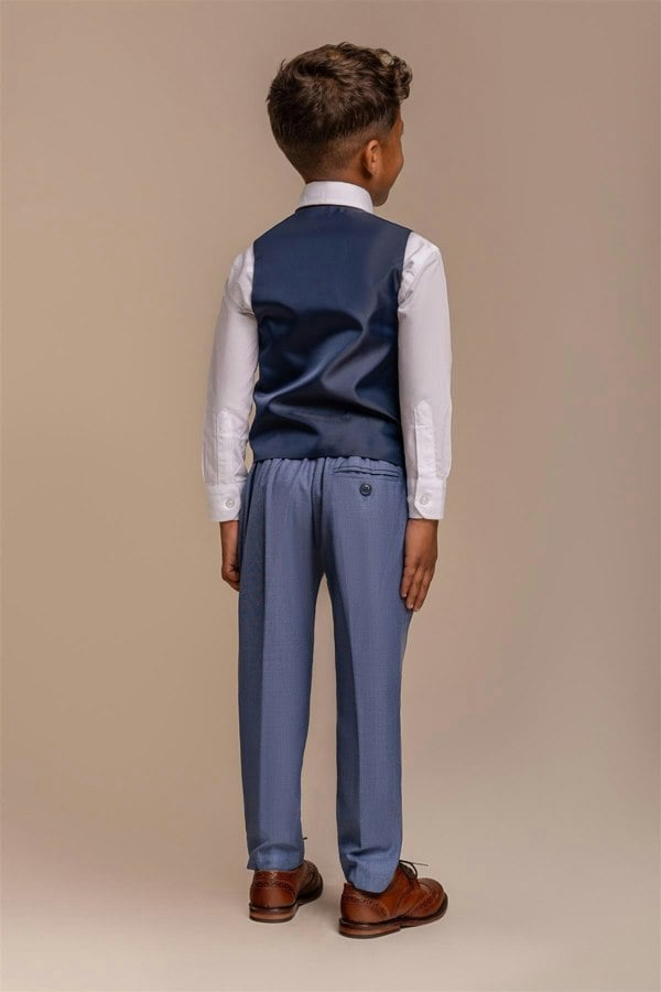 House of Cavani Boys Blue Jay Three Piece Suit