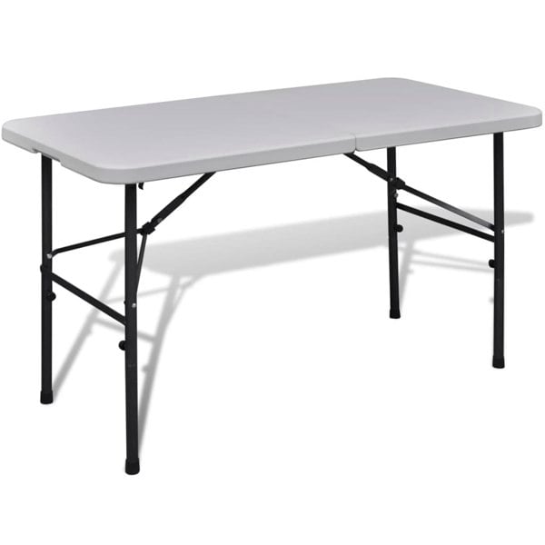 Berkfield Foldable Garden Table 122 cm HDPE White