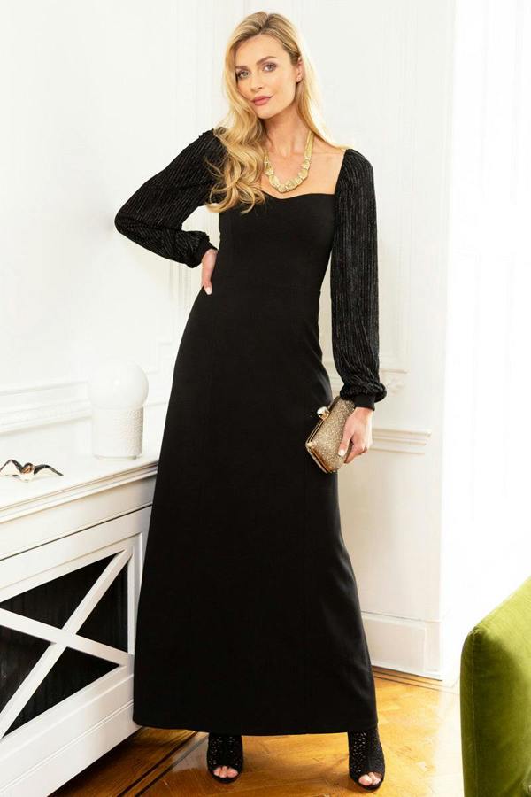 HotSquash Sweetheart Neckline Maxi Dress