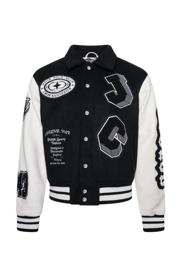 JCCLUB J Varsity Jacket - Black