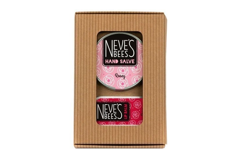 Everything looks Rosey gift box - Rosey hand salve and lip balm
