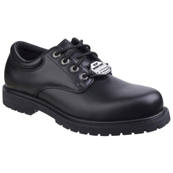 Skechers Mens Cottonwood Elks SR Shoes - Black