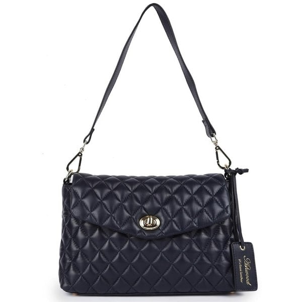 Ashwood 'Tramonto Toscana' Real Leather Flapover Quilted Bag: 63858