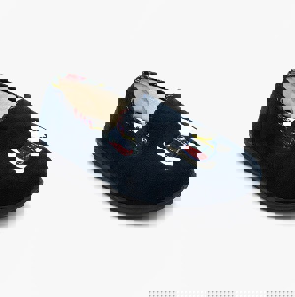 Padders DANDIE Womens (EE/EEE Fit) Full Slippers Navy