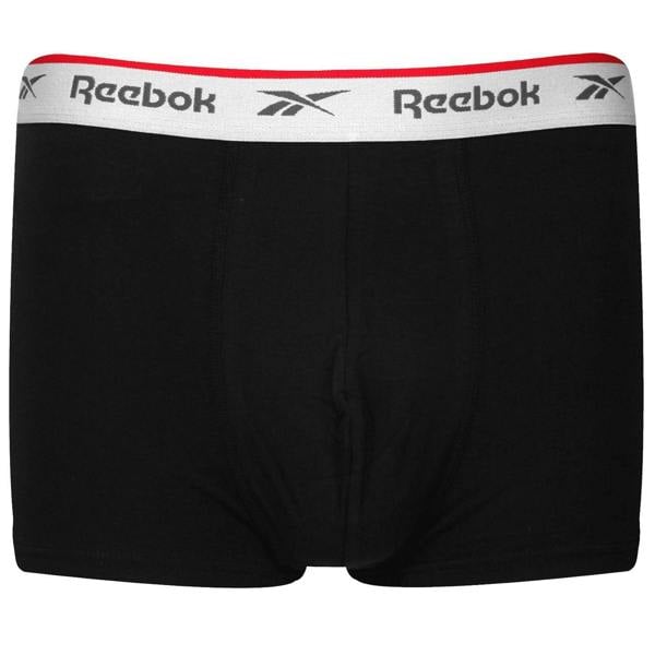 Reebok Mens Boxer Shorts (Pack of 3) - Black - 