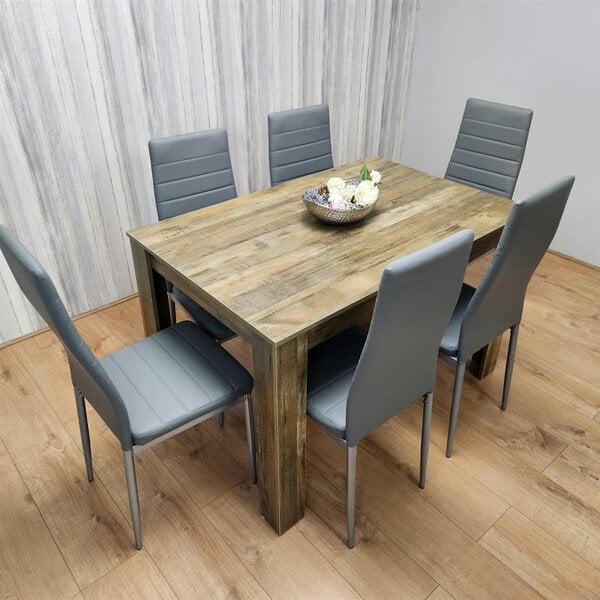 Kosy Koala Dining Table Set with 6 Chairs Dining Room and Kitchen table set of 6