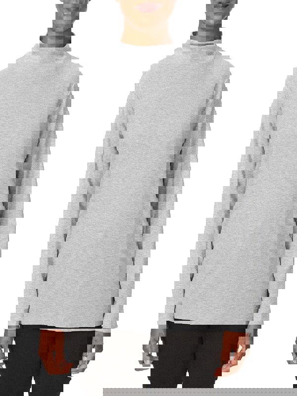 PennyPlain High Neck Top - Silver Marl