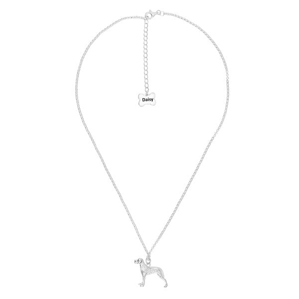 Mylee London Great Dane Silver Necklace - Personalised