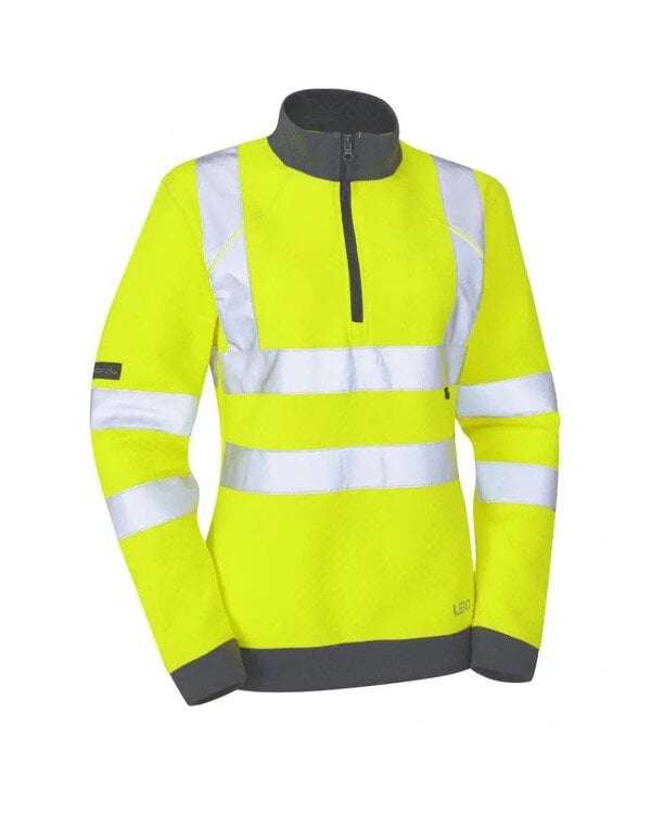 Leo Workwear Elberry Ladies 1/4 Zip Sweatshirt