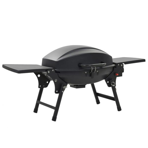 Berkfield Portable Gas BBQ Grill with Cooking Zone Black