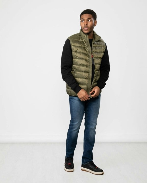 GANT Mens Light Down Gilet - 301 Racing Green