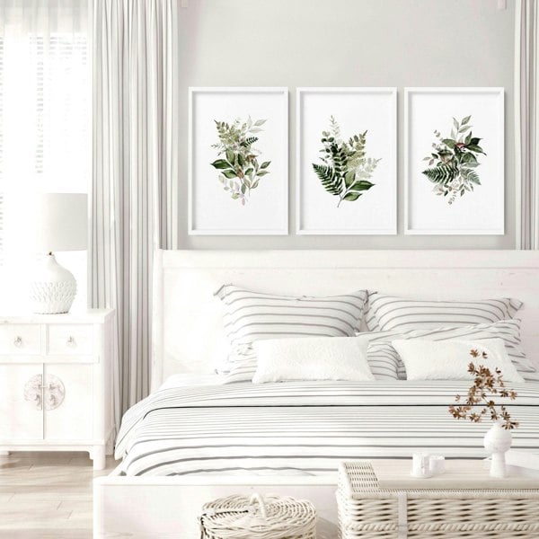 Wall art for bedroom wall | set of 3 wall art prints