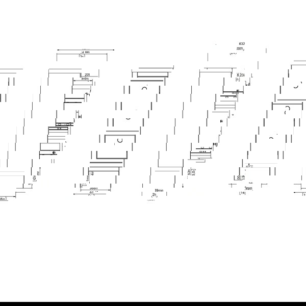 Furniture To Go Madrid Bedside Table 3 Drawers in Jackson Hickory Oak