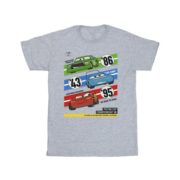 Disney Boys Cars Piston Cup Champions T-Shirt - Sports Grey