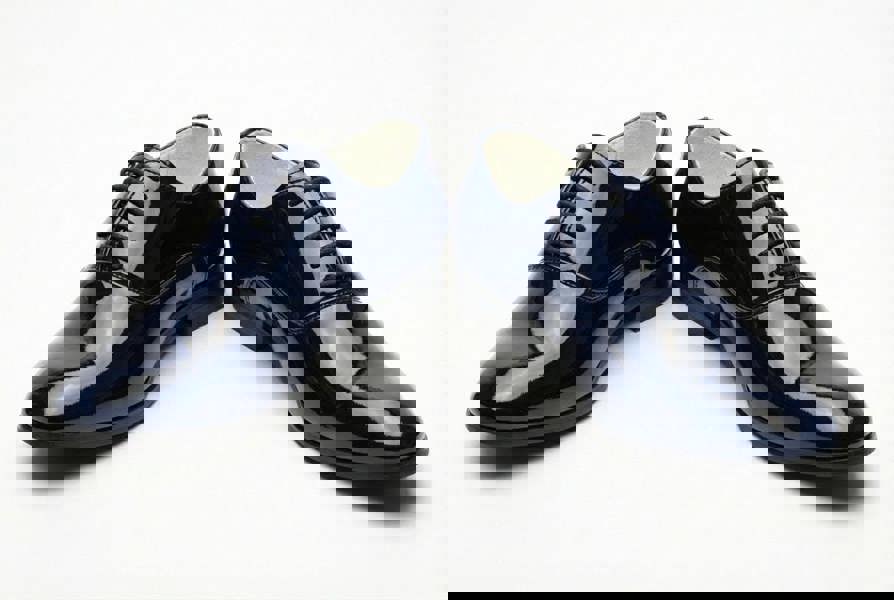 Dolcetto Men’s Formal Patent PU Leather Oxford Shoes