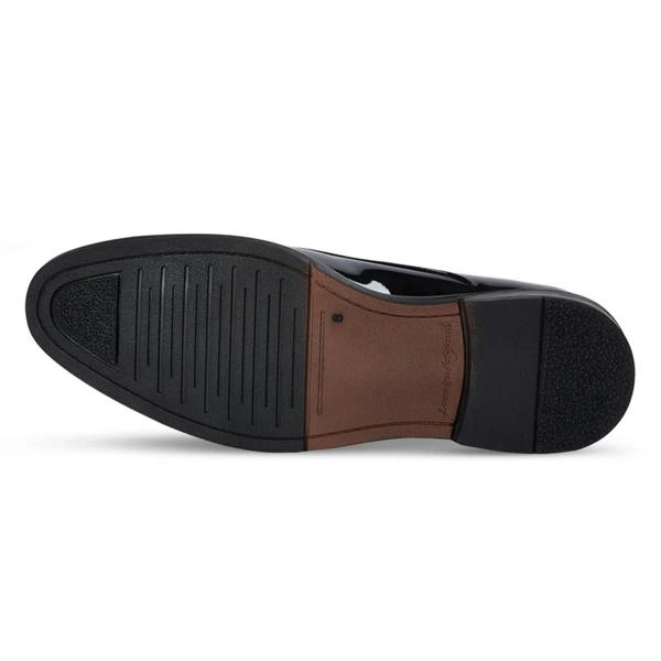 Paul Andrew Beaumont - Men's Black Patent Leather Derby Shoes