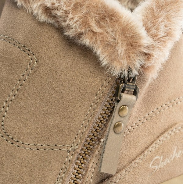 Skechers 167862/TPE EASY GOING - COOL ZIP Womens Boots Taupe