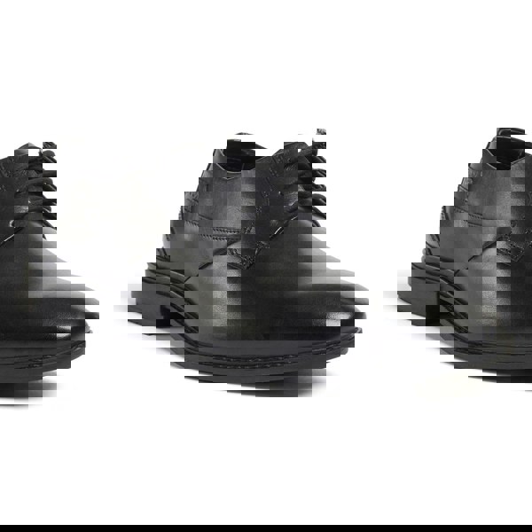 Pod Smyth Leather Men's Black Lace-Up Shoes