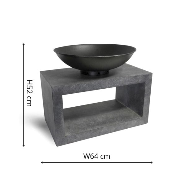 Ivyline Firebowl & Rectangle Console