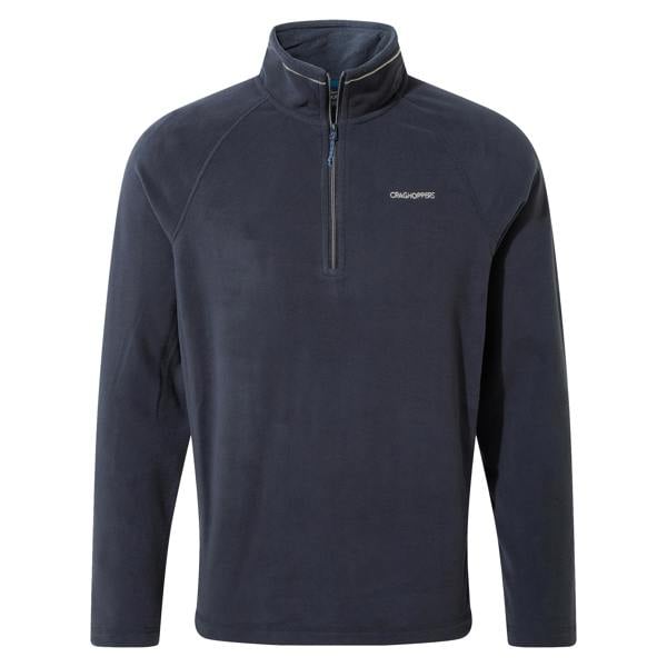 Craghoppers Mens Corey VI Half Zip Fleece Top - Dark Navy/Blue Navy Marl