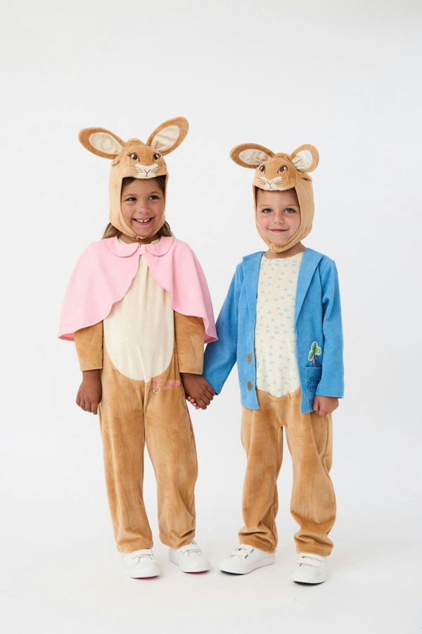 Vanilla Underground Peter Rabbit Boys Multicoloured 3D Headpiece 3 Piece Costume