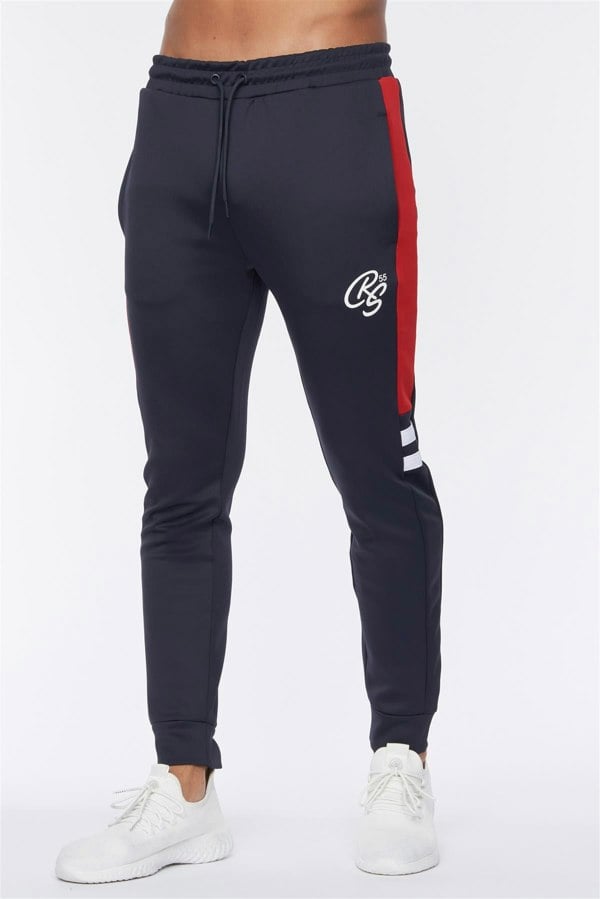 Crosshatch Ezra Tracksuit Navy/Red