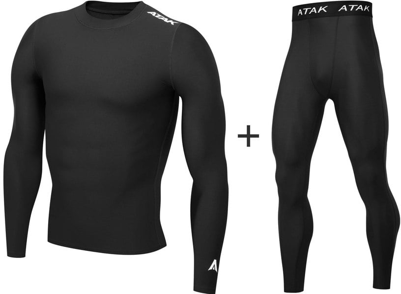 ATAK Sports Men's ATAK Sports Compression Thermal Base Layer COMBO