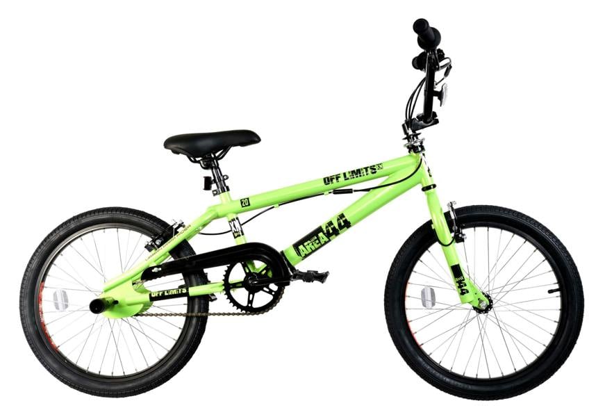XN Area 44 20" Freestyle BMX Bike w/ 360 Gyro - Green