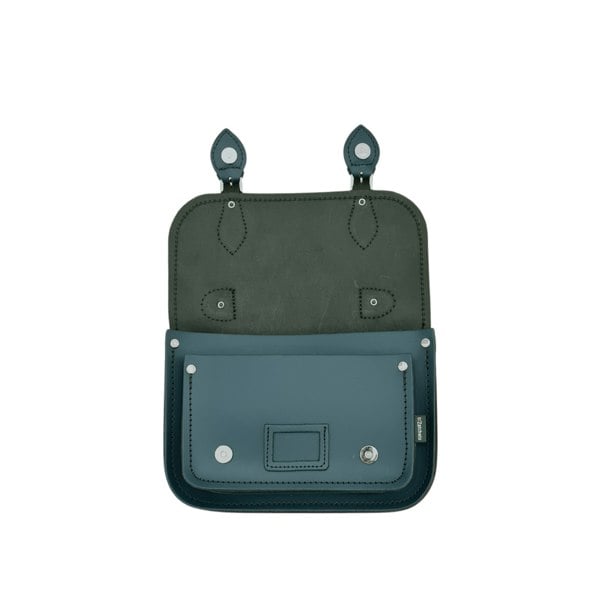 Zatchels Leather Midi Satchel - Pine