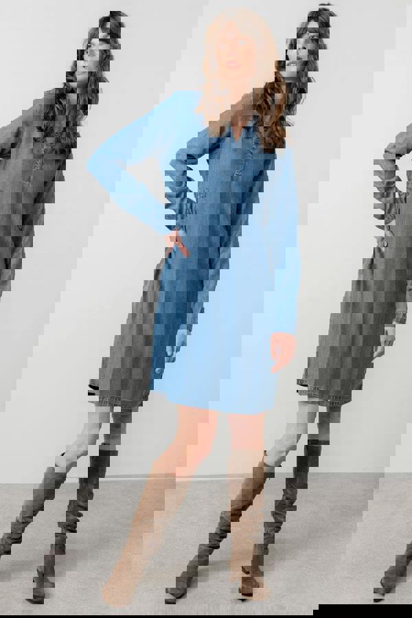 Lily & Me Emma Tencel™ Denim Shirt Dress