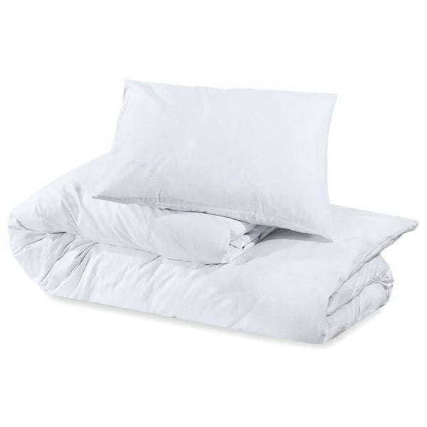 Berkfield Duvet Cover Set White 220x240 cm Cotton