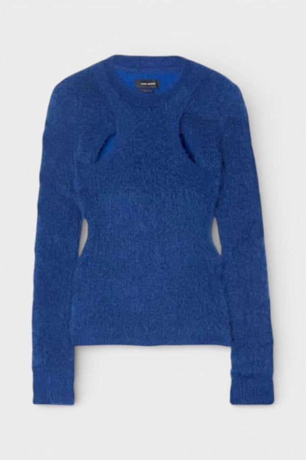 Isabel Marant Alford Cutout Mohair Blend Sweater