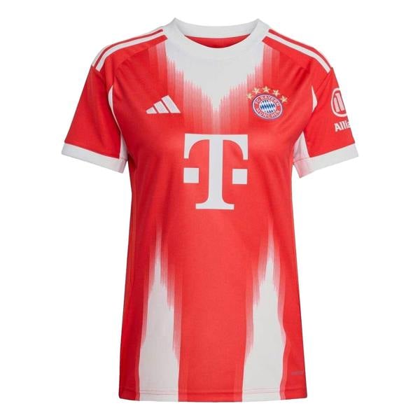 Adidas Womens/Ladies 25/26 FC Bayern Munich Home Shirt - Red - 