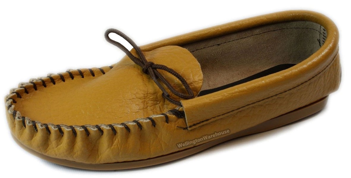 Mokkers Coopers Moccasin Traditional Mens Leather Outdoor Slippers