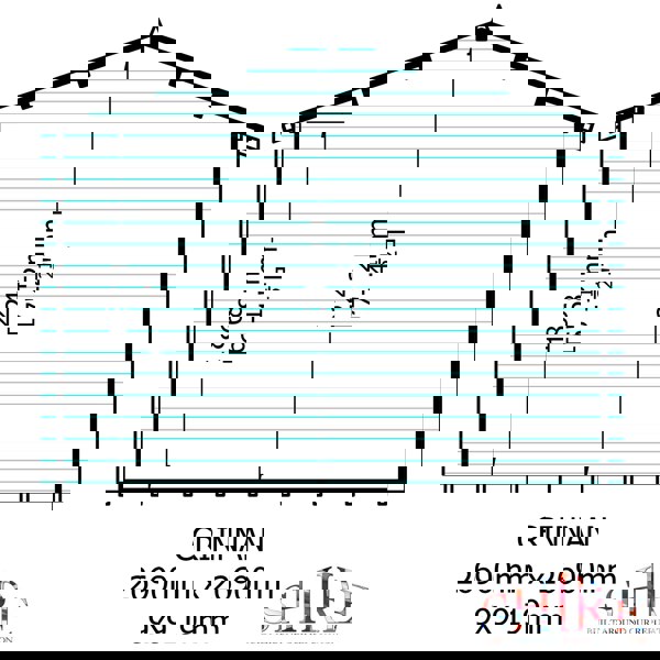Shire Crinan Log Cabin 19mm interlock  Cladding - Best Shed