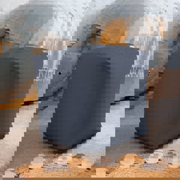 Snug City Waterproof Cube Indoor Outdoor Bean Bag Foot Stool Pouffe