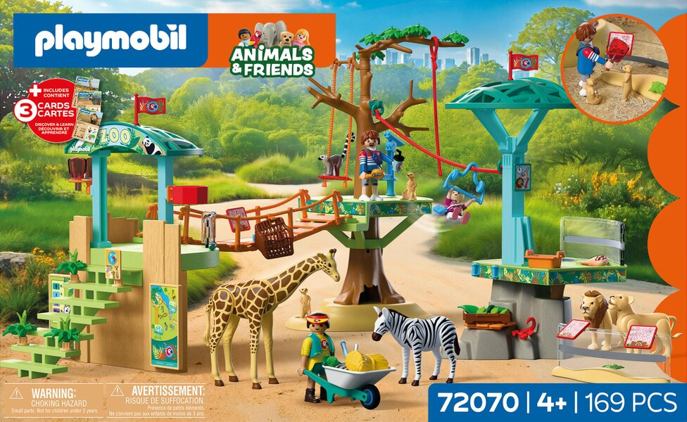 Playmobil Zoo Wilderness Climbing Park Playset
