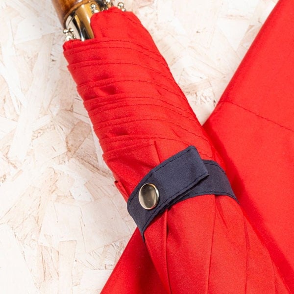 British Folding Umbrella - Red/Marine Blue - Heating & Plumbing London - British Umbrella