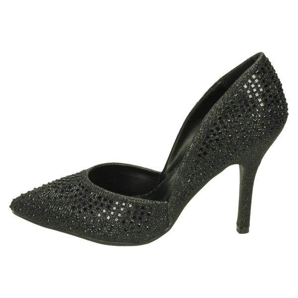 Anne Michelle Ladies Anne Michelle High Heel Waisted Court Shoes