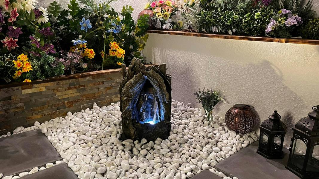Tranquillity Water Features Compact Kielder Woodland Solar Water Feature