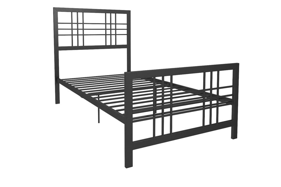 Dorel Home Burbank Metal Bed Black - Single