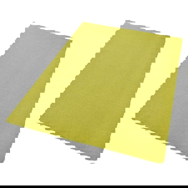 Modern Plain Green Rug – Soft Short Pile