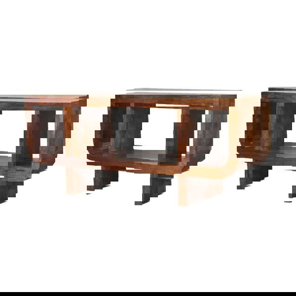 Artisan Furniture Solid Wood Orion Curved Chestnut Media Unit