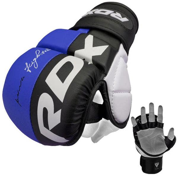 RDX Sports GRAPPLING GLOVE REX BLUE T6 PLUS