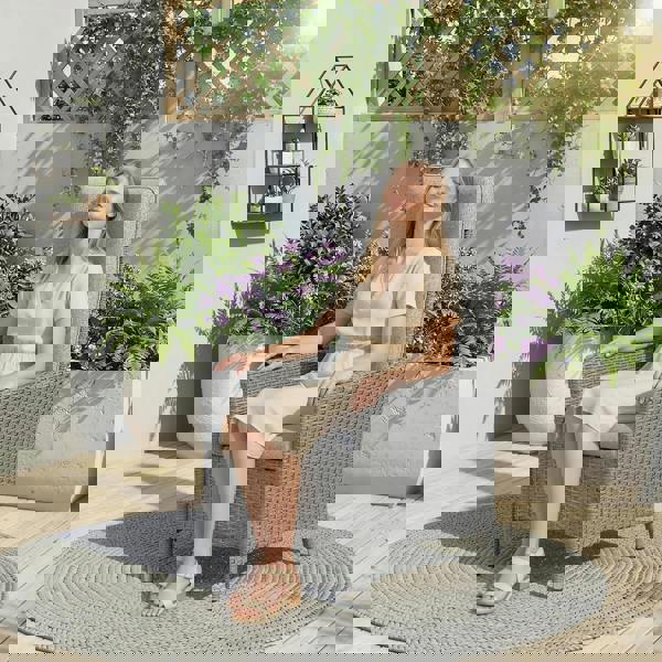 Rattan Recliner Chair