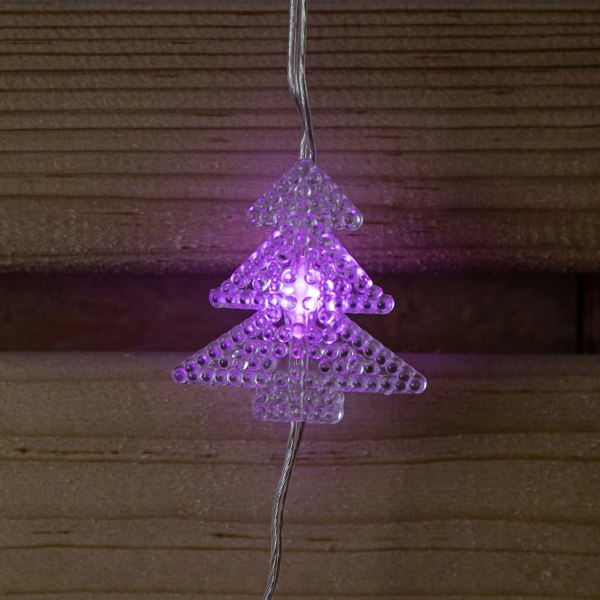 Samuel Alexander 1.2m x 1.2m Light up FlexiBrights Christmas Tree Curtain Lights with 108 Rainbow LEDs