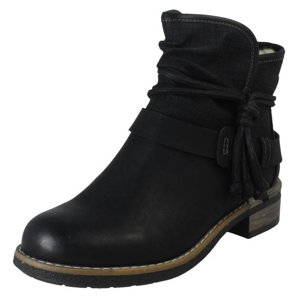 Rieker Ladies Rieker Fleece Lined Ankle Boots 94689