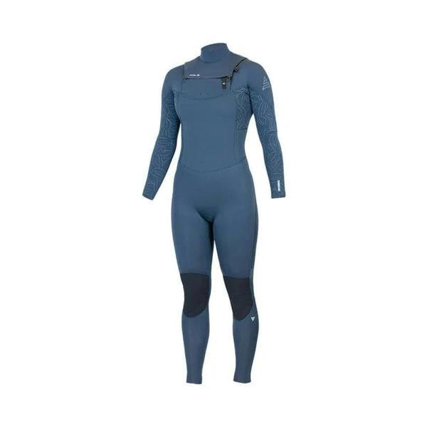 Alder Revo Womens 4/3mm Chest Zip Slate (Leaf Print)