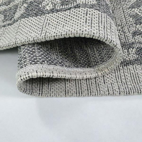 Grey Oriental Rug 100% Cotton Small Extra Large Flatweave Washable Carpet Living Room Bedroom Mat